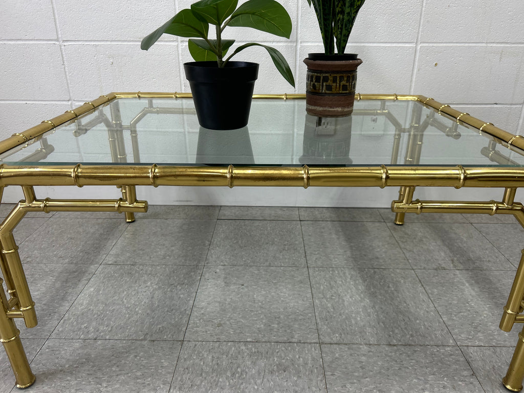 Hollywood regency coffee table