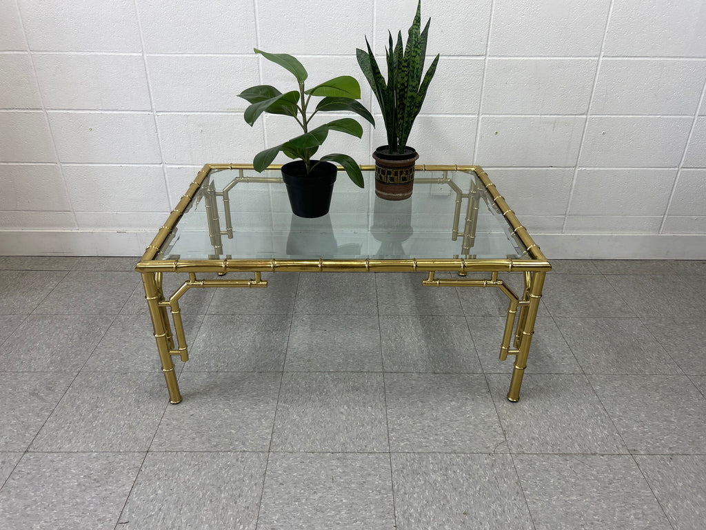 Hollywood regency coffee table