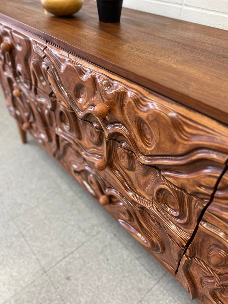Walnut dresser