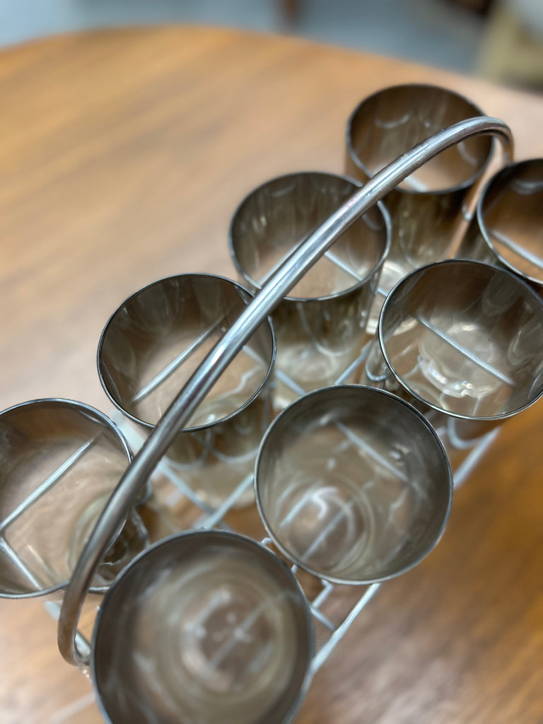 Silver fade caddy set (8)