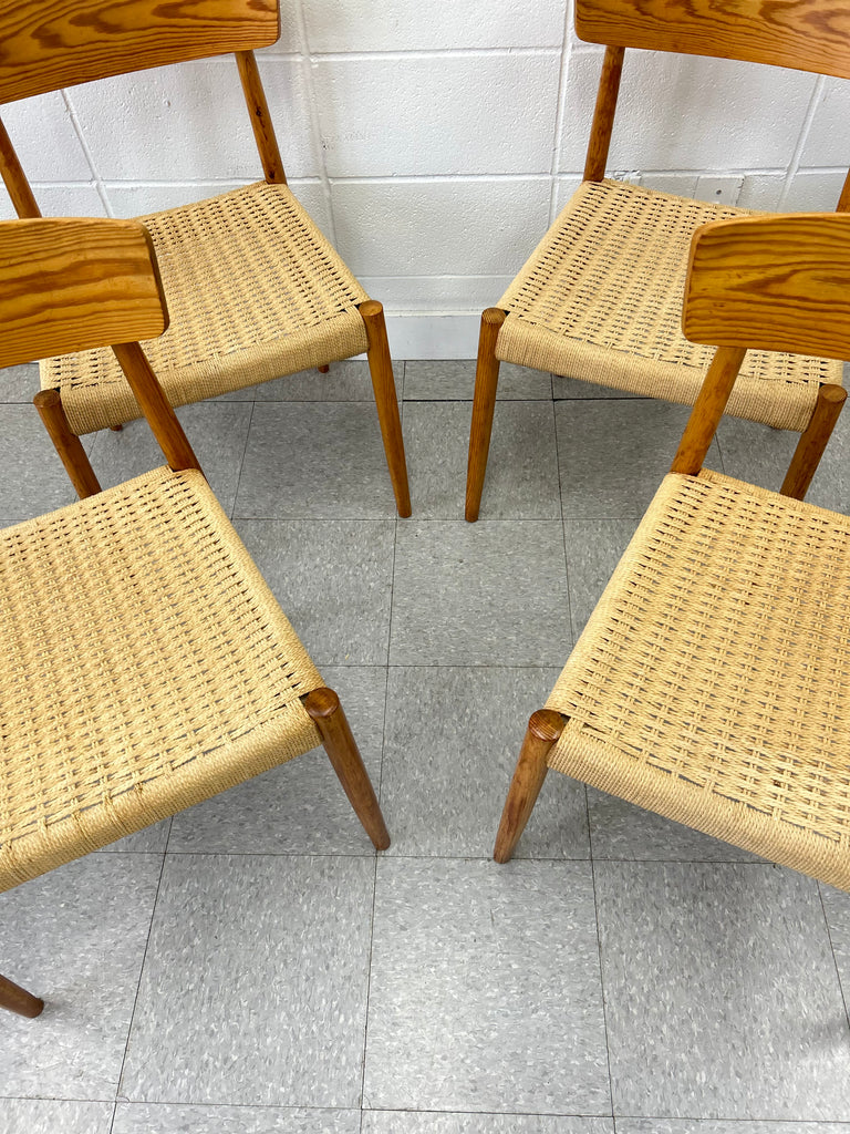 Danish chair set (4)