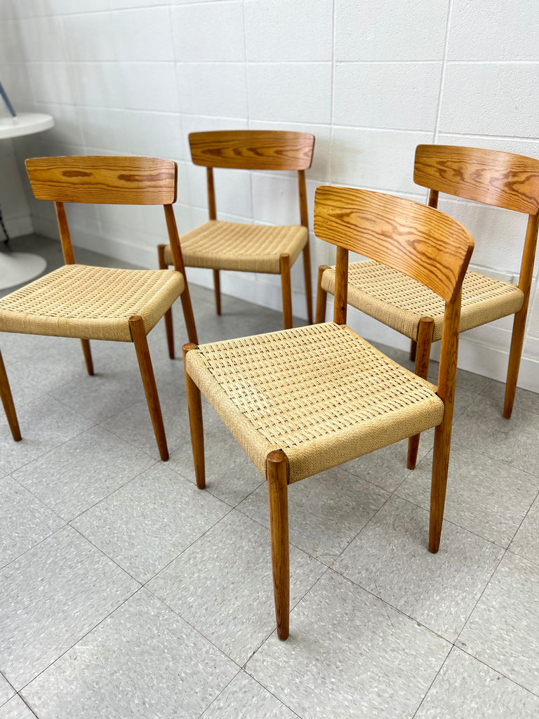 Danish chair set (4)