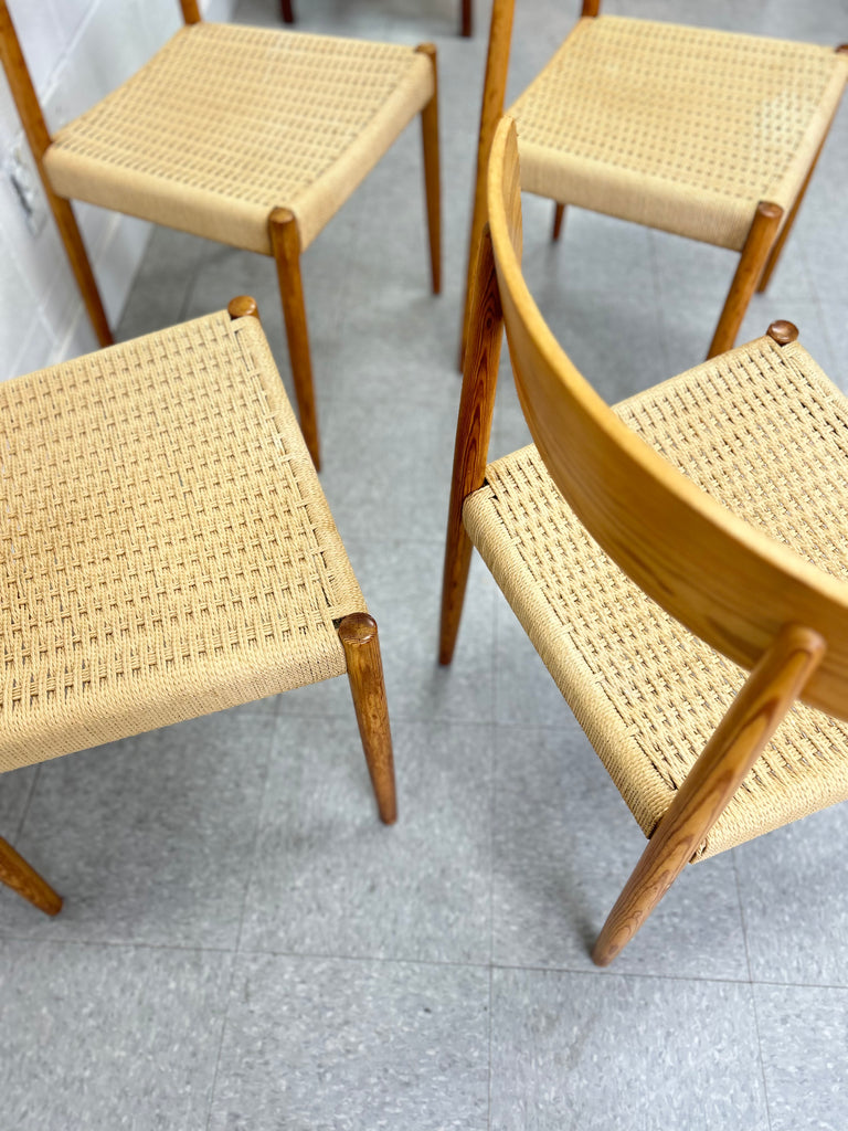 Danish chair set (4)