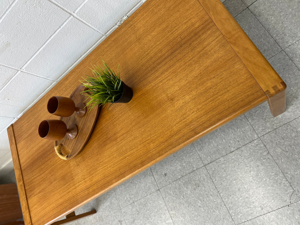 Teak coffee table