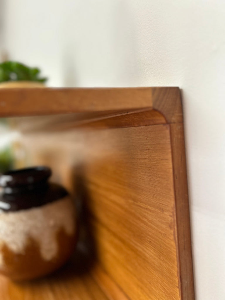 Danish teak floating shelf