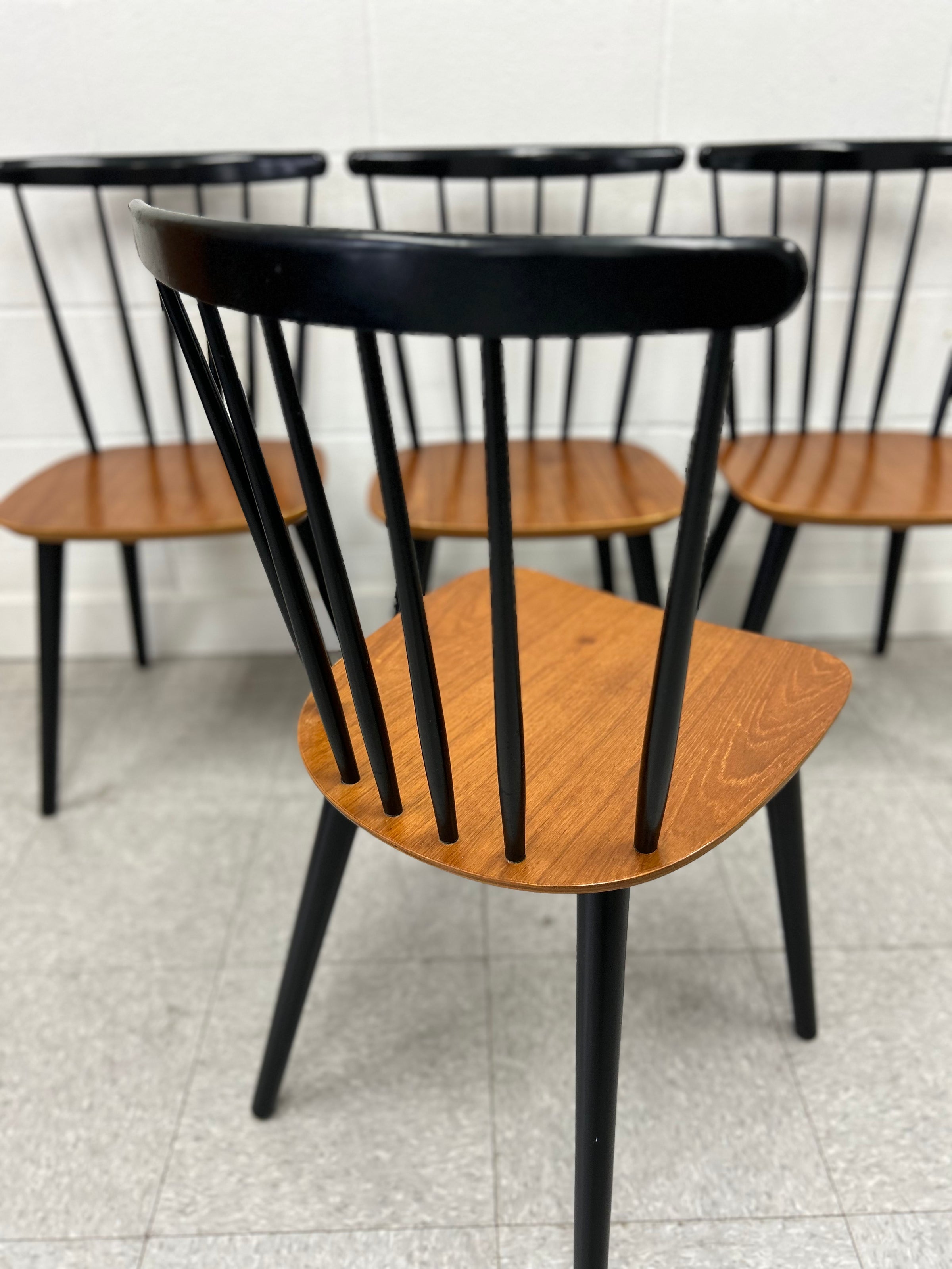 Farstrup Danish chair set (4) | Reclaim Vintage