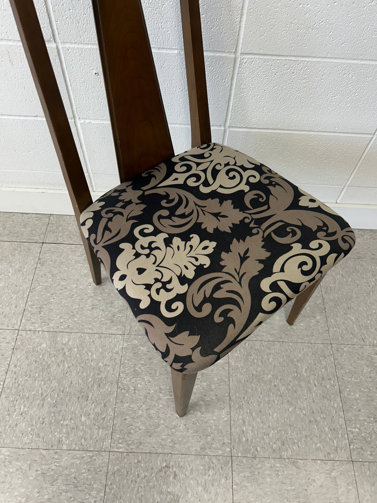 Walnut chair set (6)