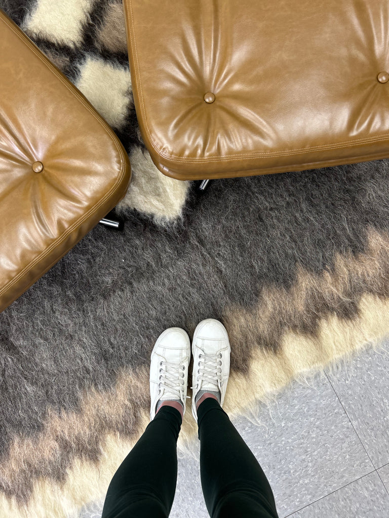 Italian ‘flokati’ rug