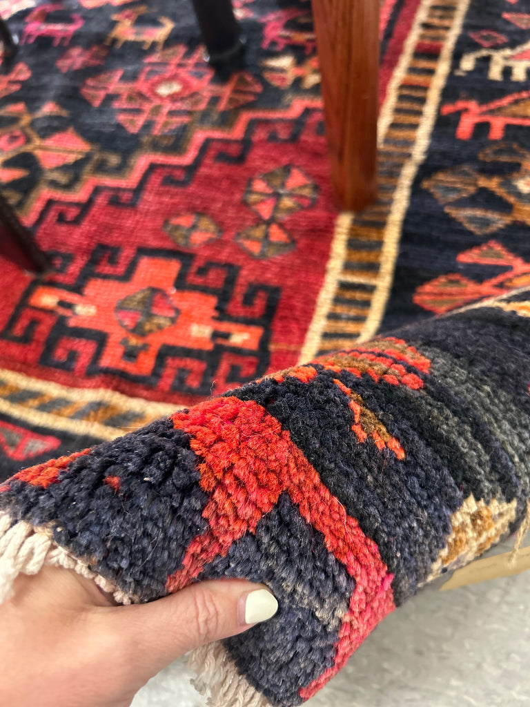 Vintage Persian Bakhtiari rug