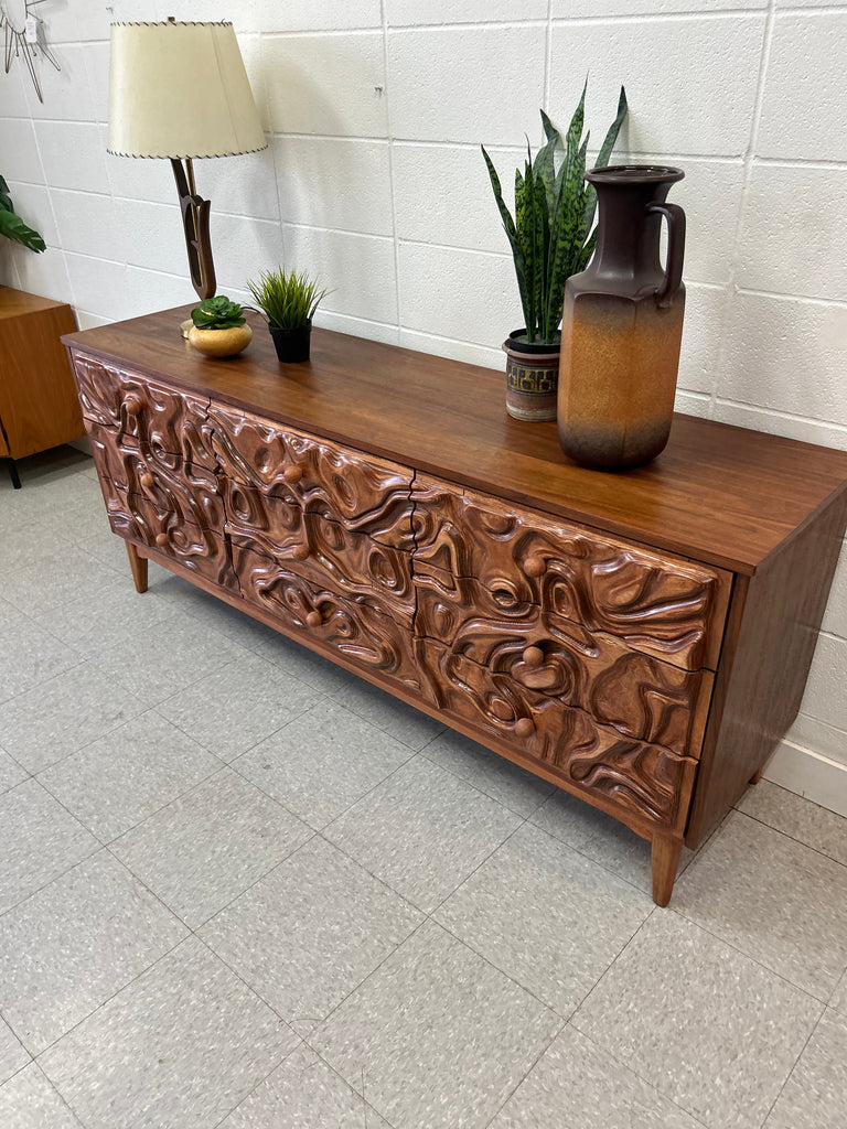 Walnut dresser
