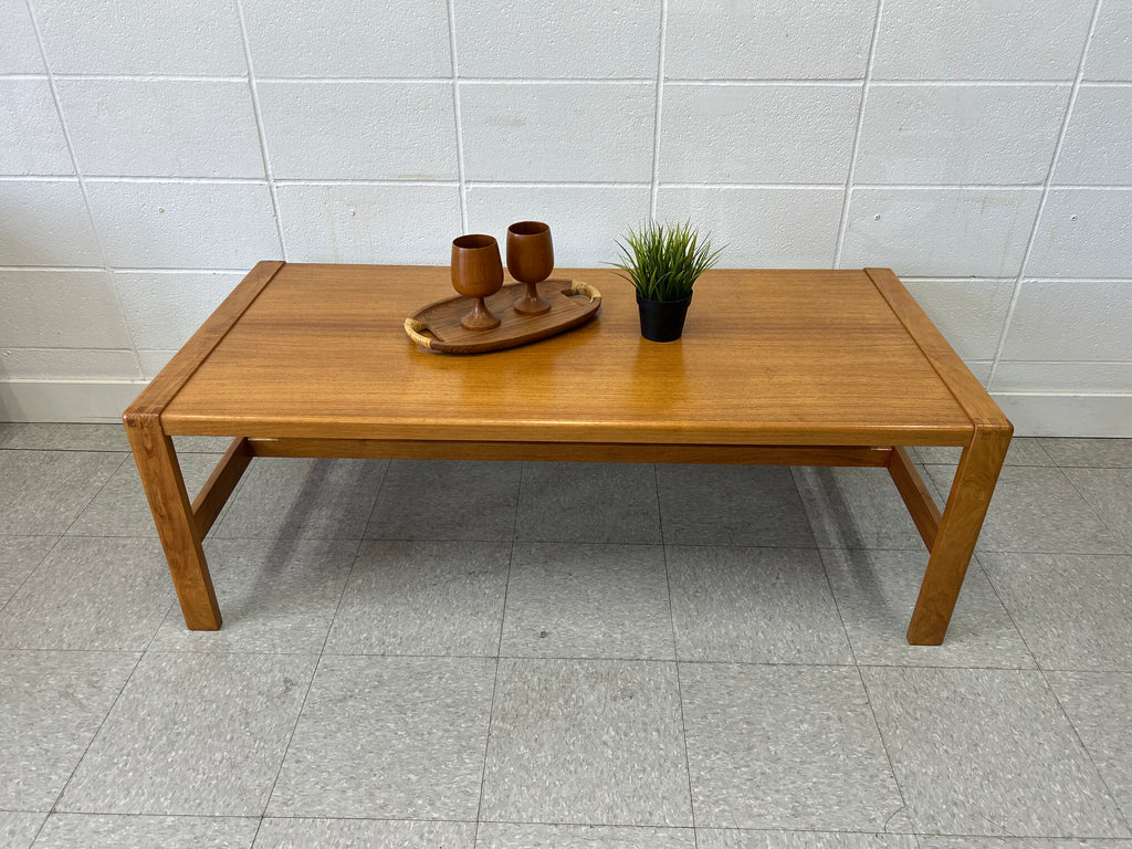 Teak coffee table