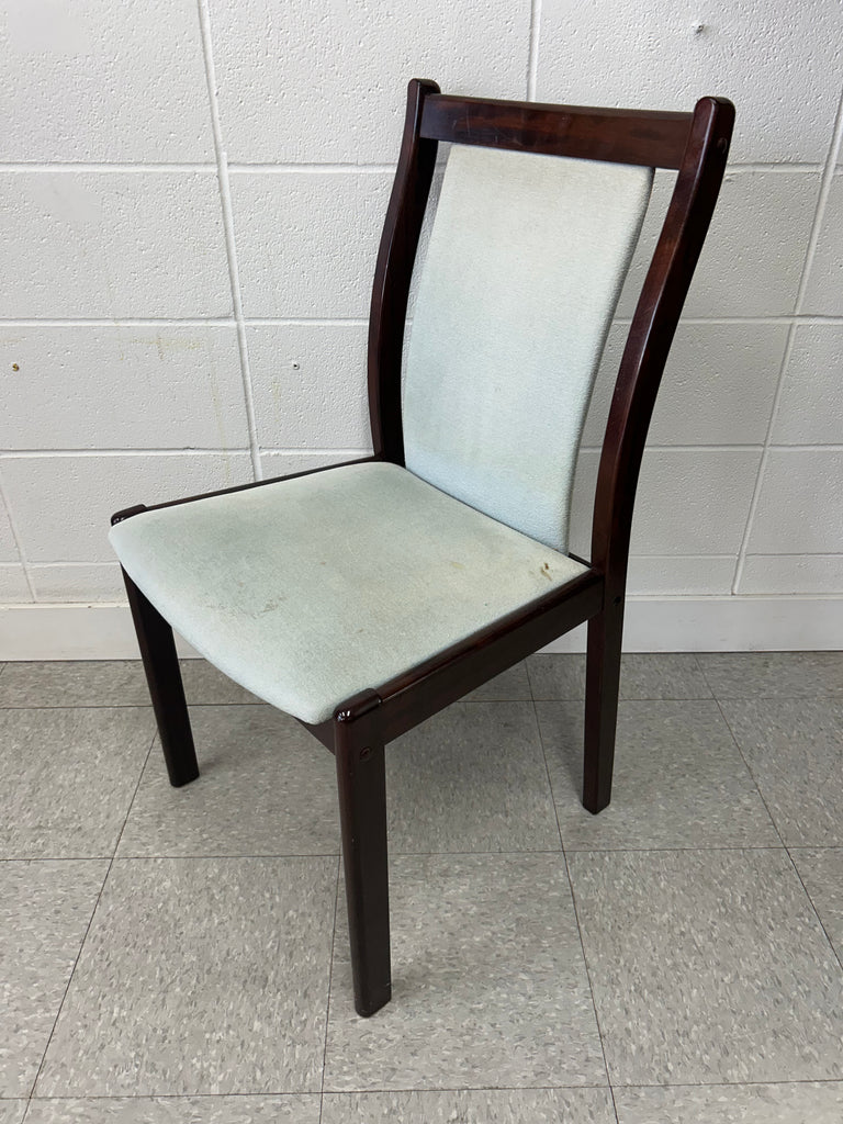 Rosewood dining chair set (6)
