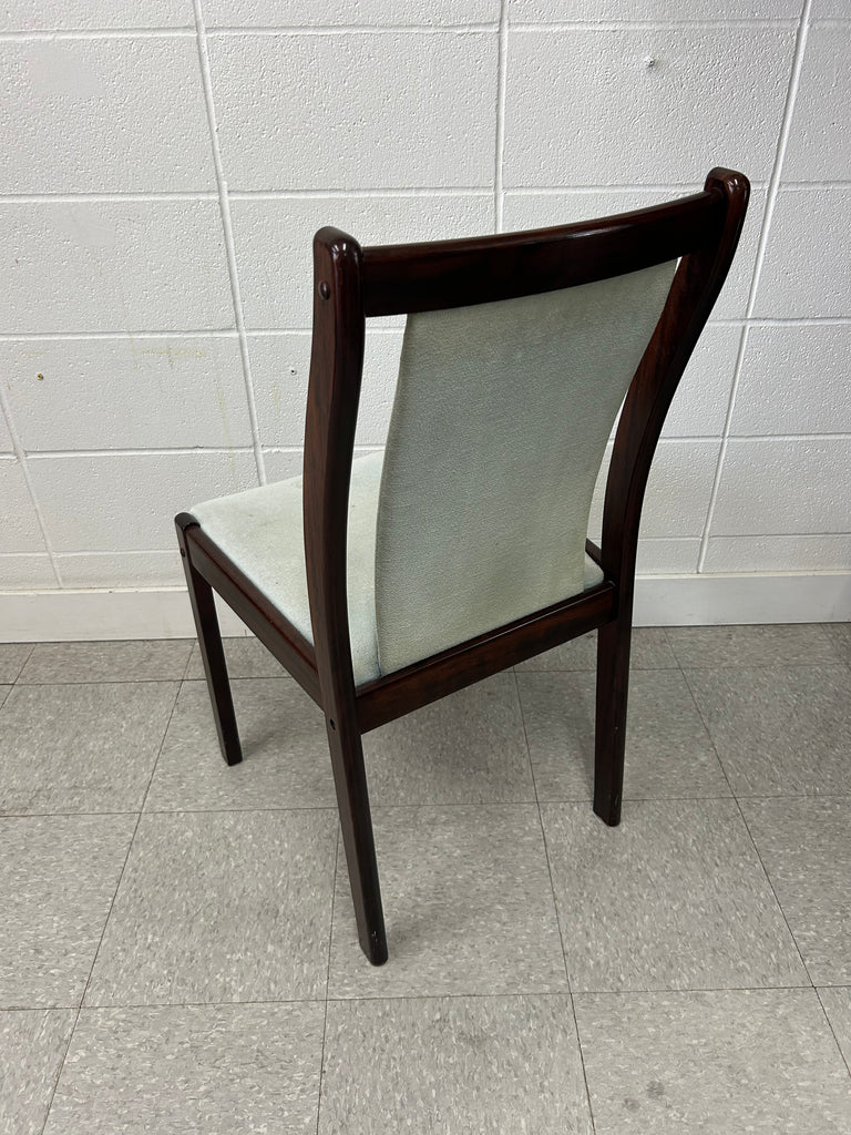 Rosewood dining chair set (6)