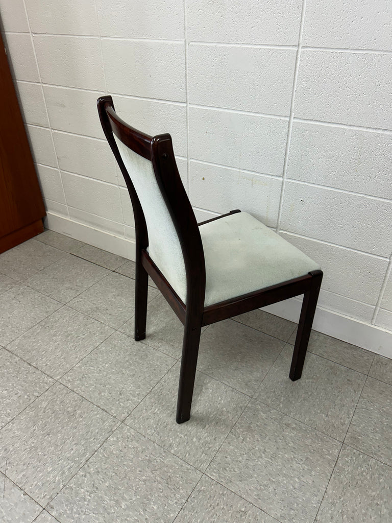 Rosewood dining chair set (6)