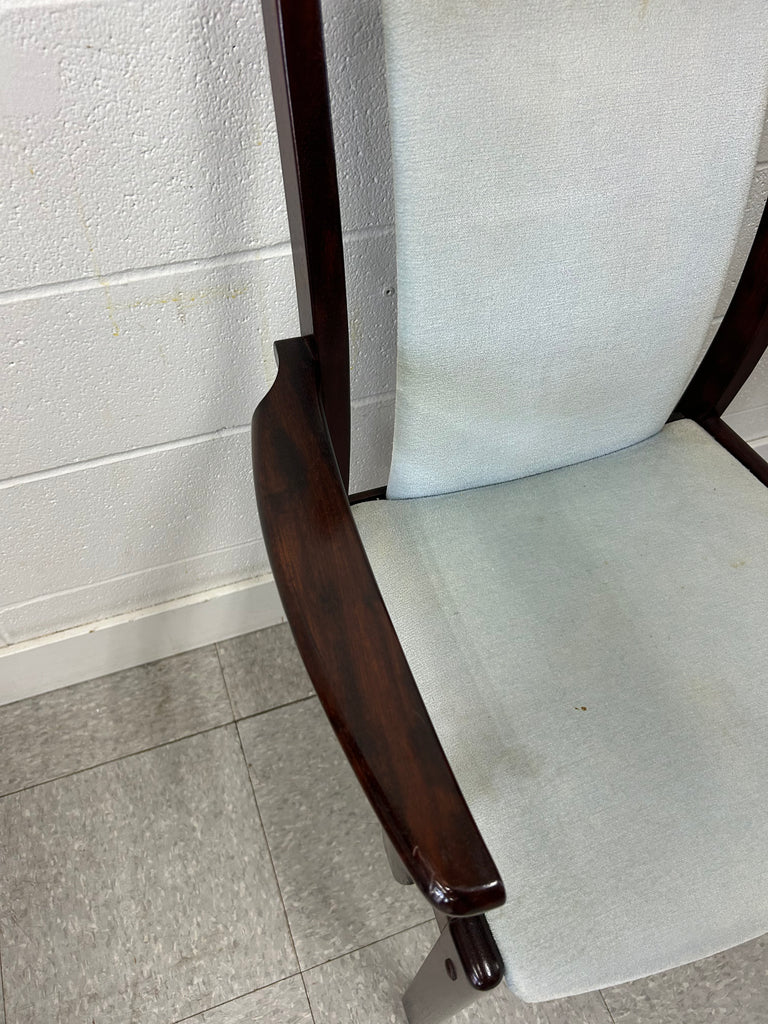 Rosewood dining chair set (6)