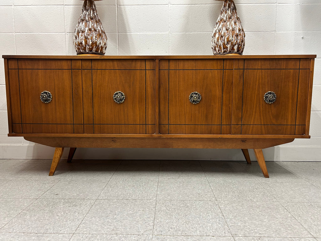 Walnut credenza