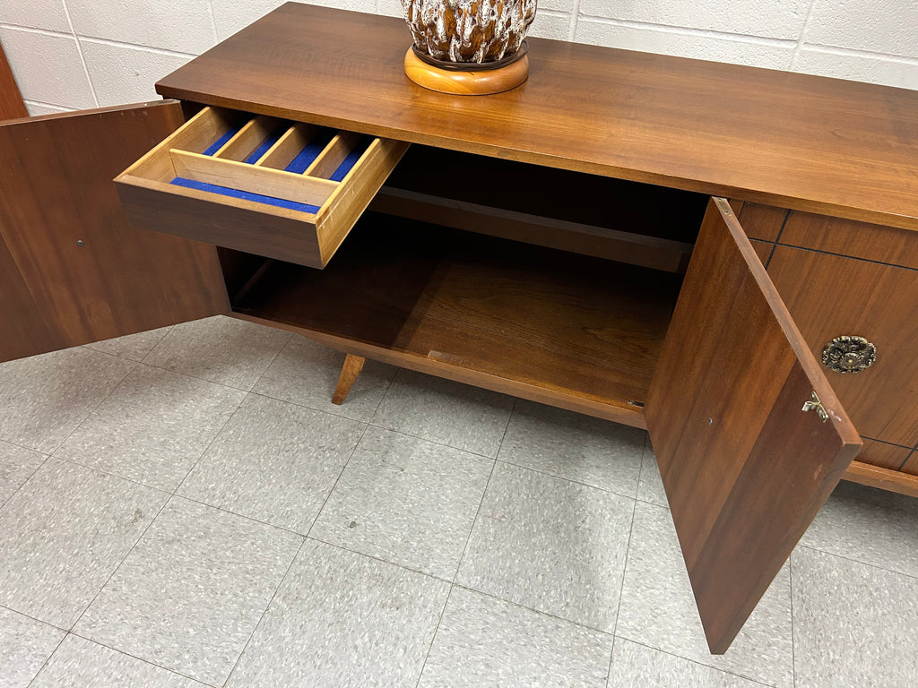 Walnut credenza
