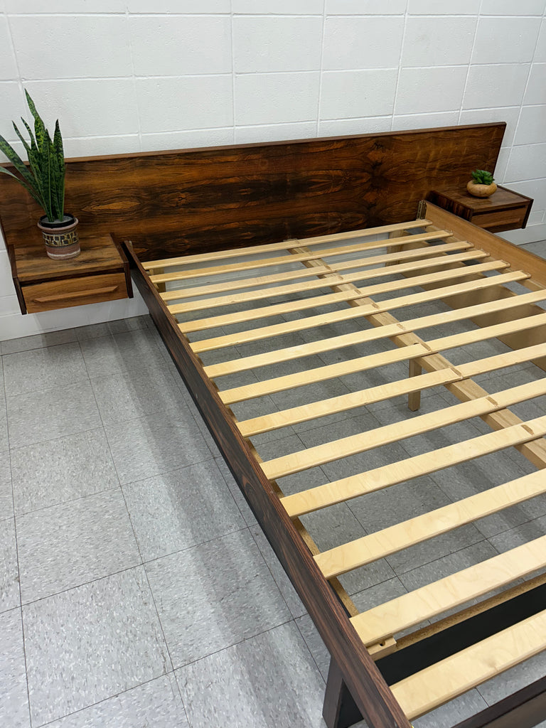 Rosewood QUEEN platform bed