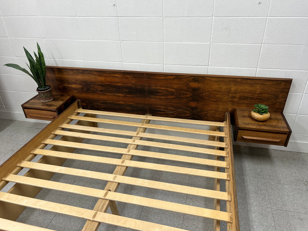 Rosewood QUEEN platform bed