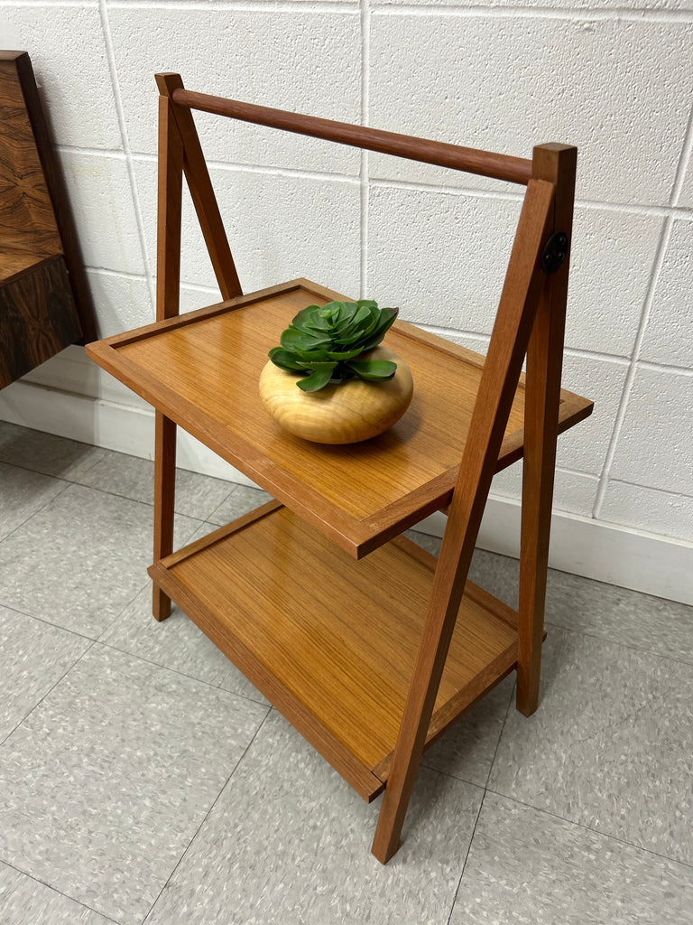 Teak tray table