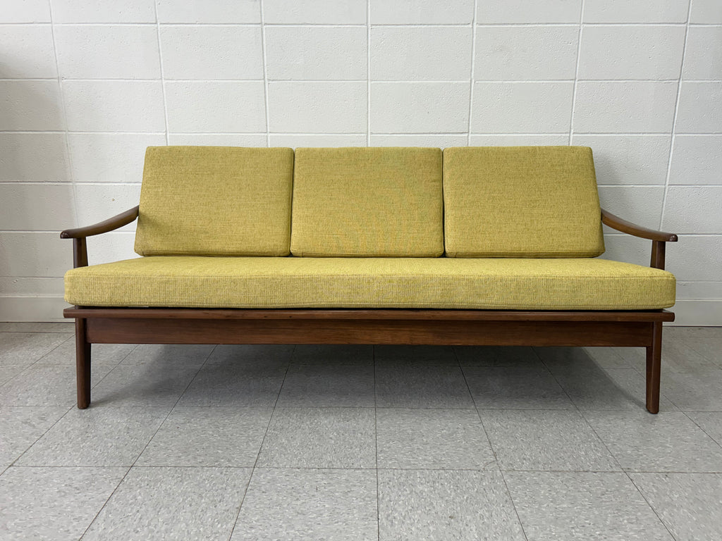 Walnut couch