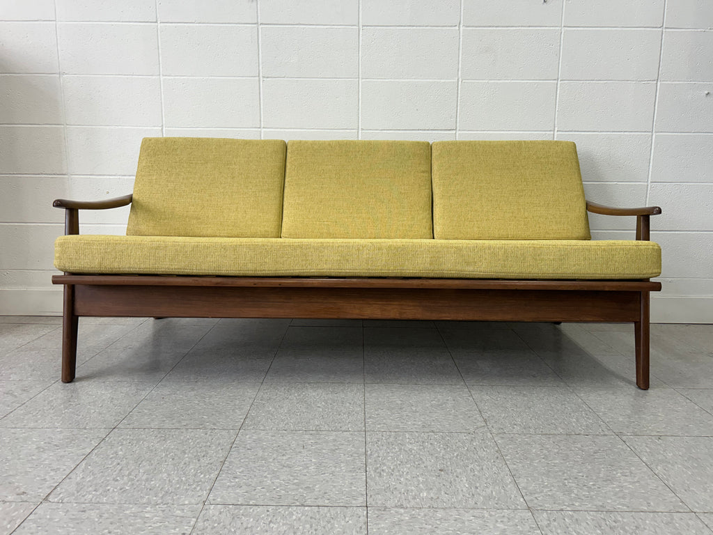 Walnut couch