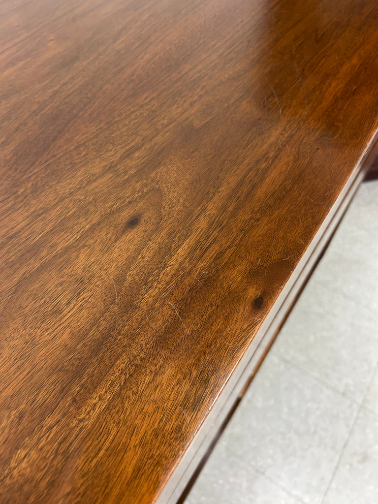 Walnut four drawer dresser