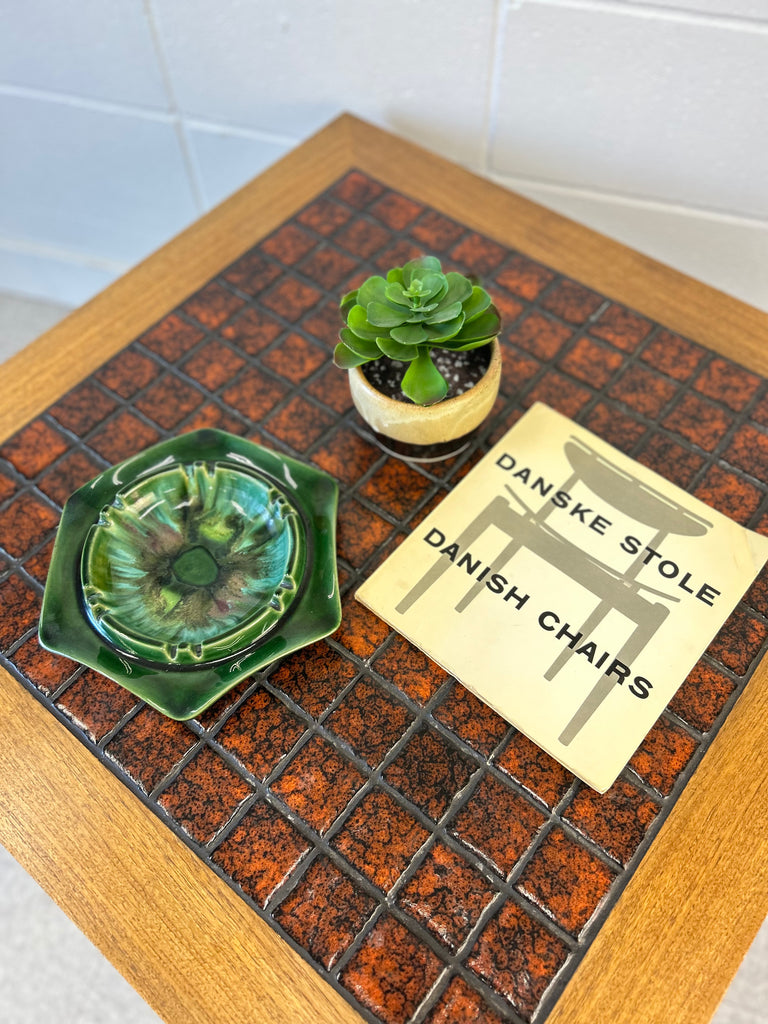 Tile top coffee table
