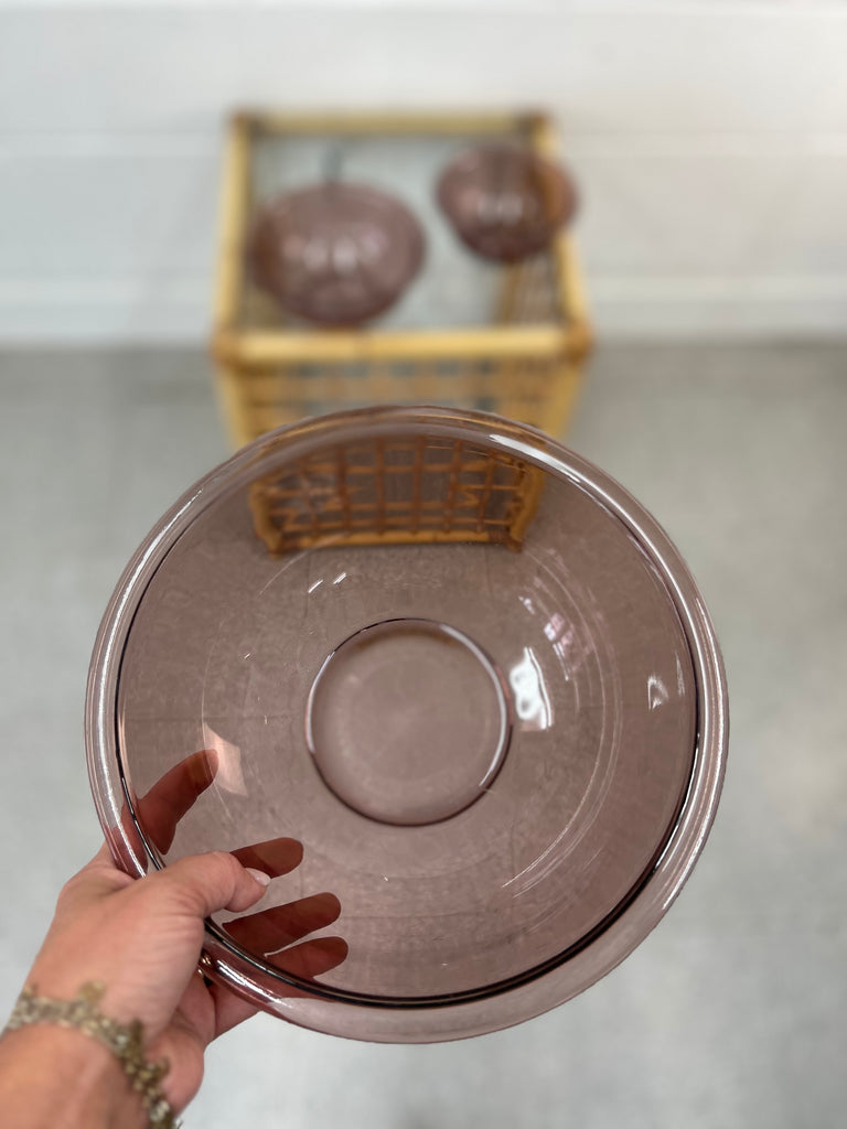 Pyrex Amethyst set