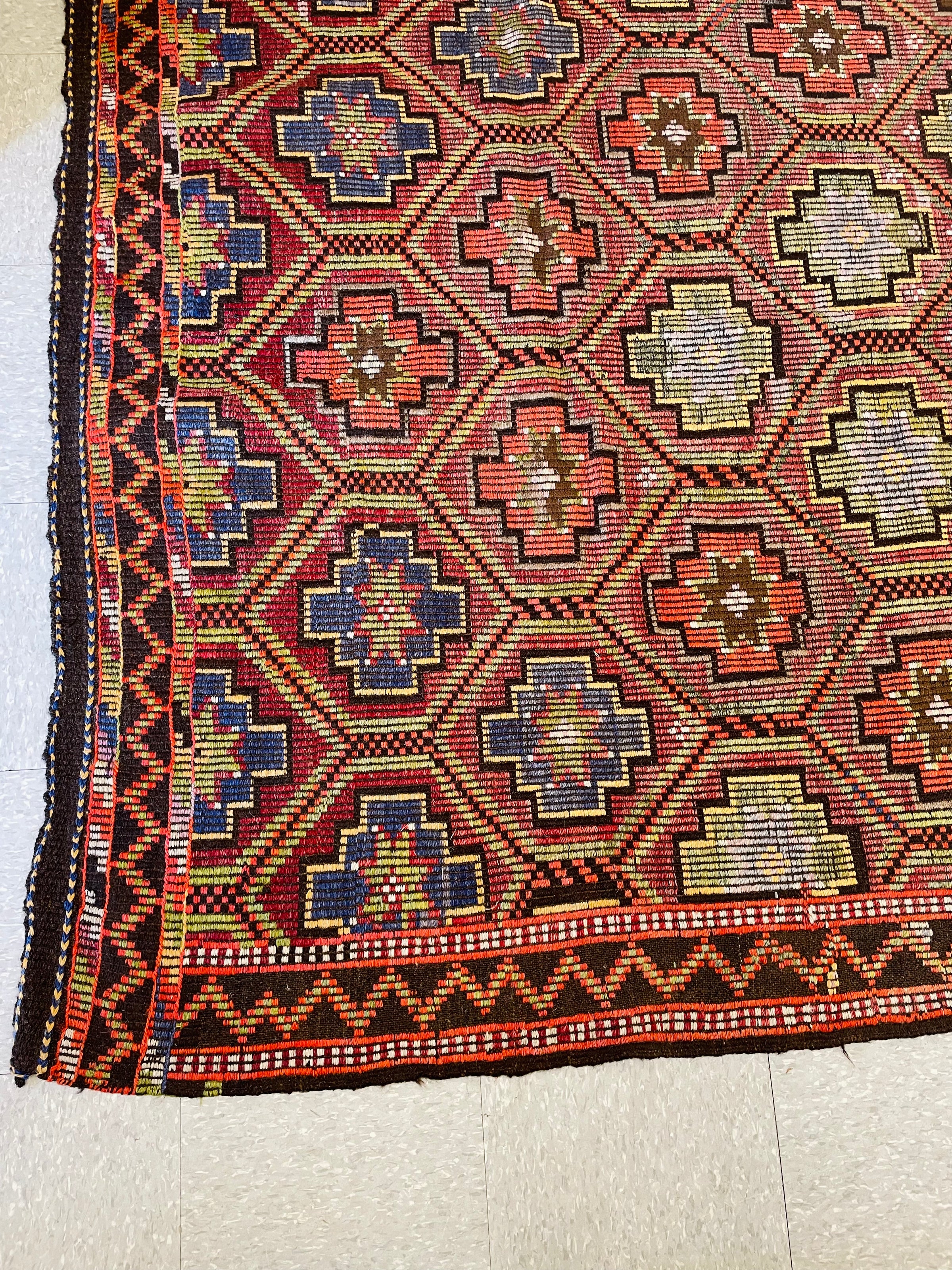 ✦vintage rug✦　138cm×70cm　インド産　ダブルノット Hand-knotted vintage rug | Reclaim Vintage