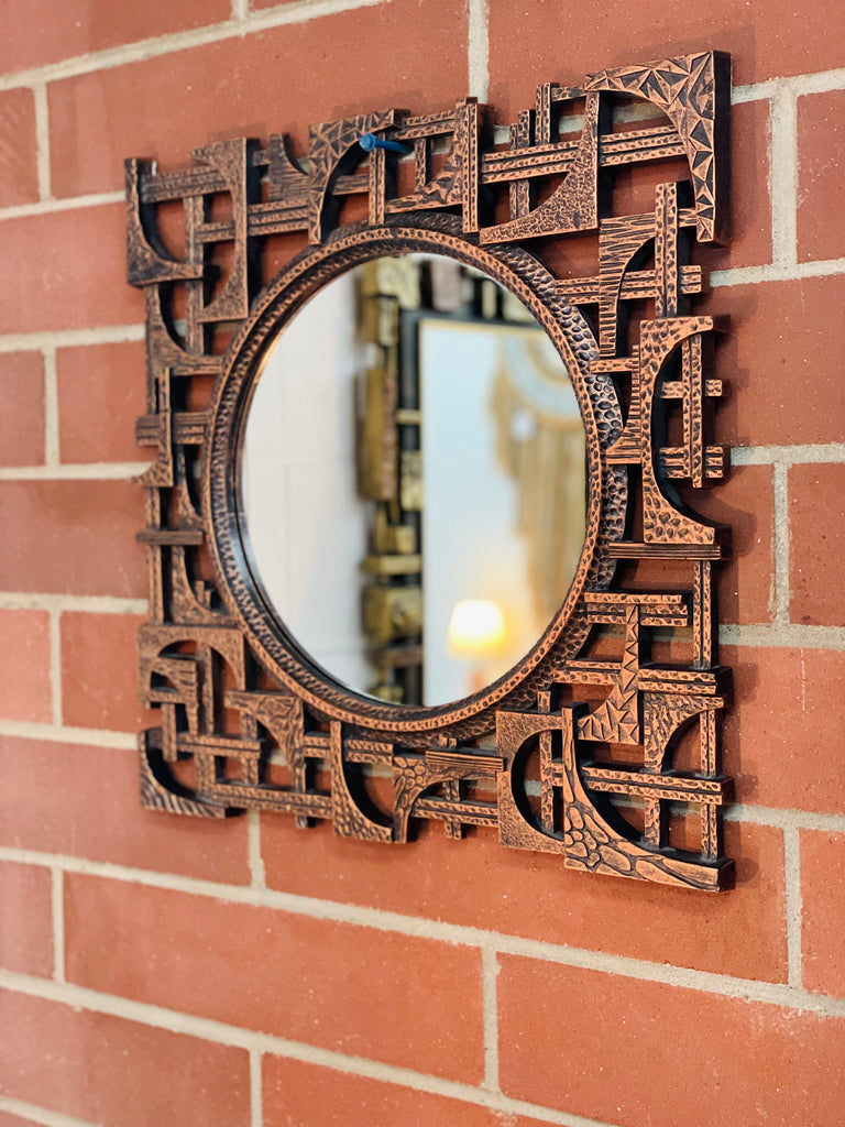 1970s Coppercraft Mirror